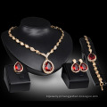 Shangjie Oem Kalung Aretes Belas Jóias de Jóias de Drop Jóias de Luxo Colar de Luxúria e Bracelet Women Dimond Wedding Jewelry Conjunto